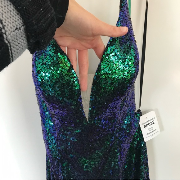 Alyce Paris 60032 Sequin Prom Dress Chameleon 2 - Picture 4 of 14